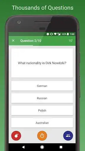 Play Sports Fan Quiz - NFL, NBA, MLB, NHL, FIFA, + as an online game Sports Fan Quiz - NFL, NBA, MLB, NHL, FIFA, + with UptoPlay