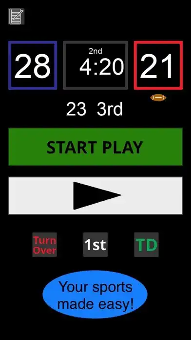 Play Sports Scoreboard as an online game Sports Scoreboard with UptoPlay