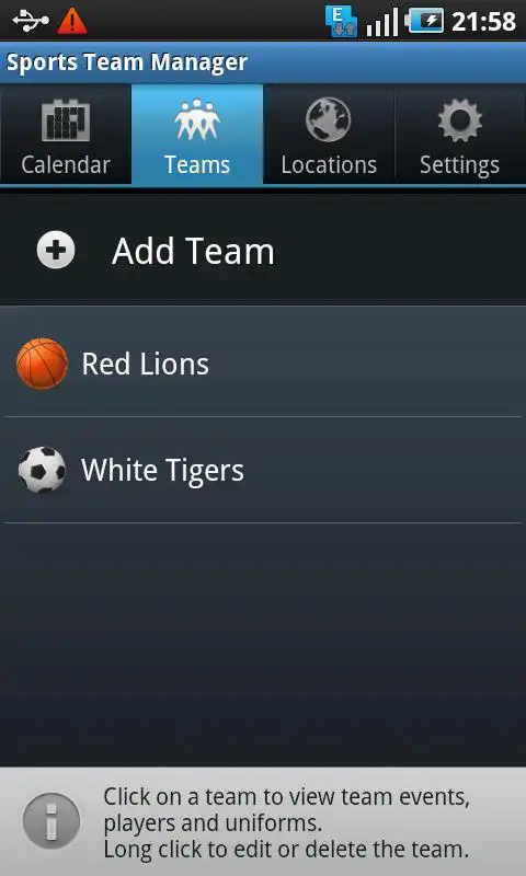 Play Sports Team Manager Lite