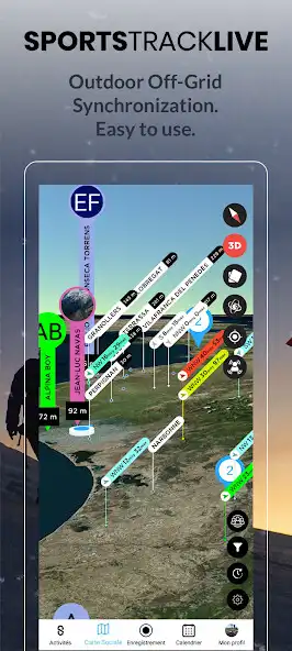 Play SportsTrackLive 3D Plus as an online game SportsTrackLive 3D Plus with UptoPlay
