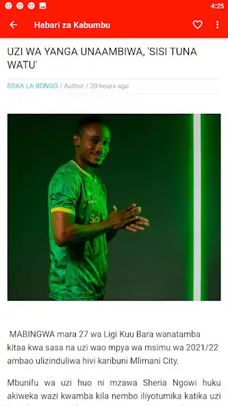 Play Spoti Leo - Habari za Soka as an online game Spoti Leo - Habari za Soka with UptoPlay