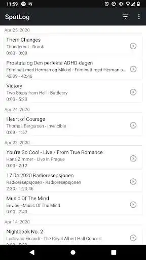 Play SpotLog - Spotify logger history and enjoy SpotLog - Spotify logger history with UptoPlay Play SpotLog - Spotify logger history and enjoy SpotLog - Spotify logger history with UptoPlay