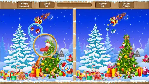 Play Spot The Difference : Christmas Puzzle  and enjoy Spot The Difference : Christmas Puzzle with UptoPlay