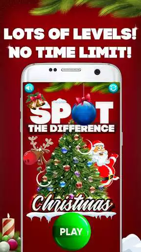 Play Spot the Difference: Christmas. Xmas Puzzle Game.