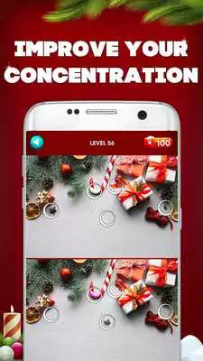 Play Spot the Difference: Christmas. Xmas Puzzle Game.