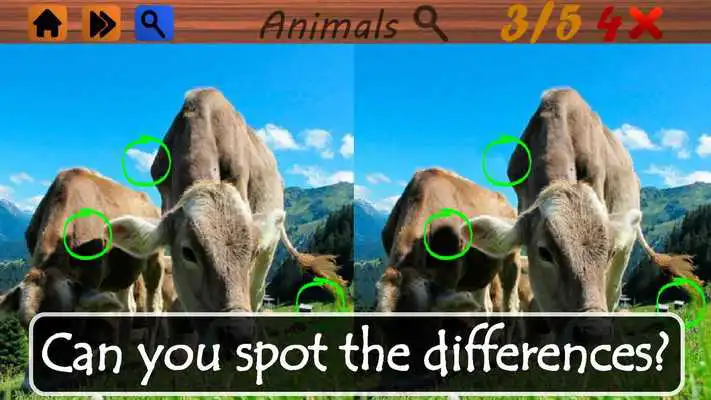 Play Spot The Differences: Animals! Play Spot The Differences: Animals!