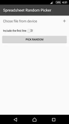 Play Spreadsheet Random Picker