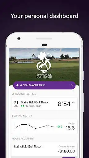 Play Springfield Golf Resort as an online game Springfield Golf Resort with UptoPlay