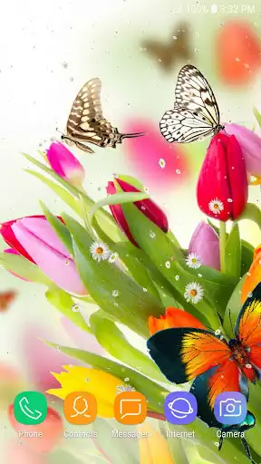 Play Spring Flowers live wallpaper