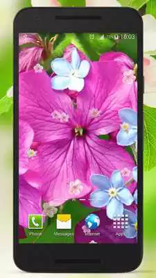 Play Spring Flowers live wallpaper