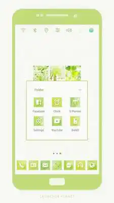 Play Spring Greenery Launcher theme
