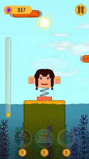 Play Springy Squares: Jumping Game as an online game Springy Squares: Jumping Game with UptoPlay