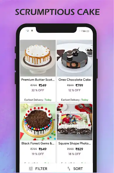 Play Sprinkle - Order Cake Online as an online game Sprinkle - Order Cake Online with UptoPlay