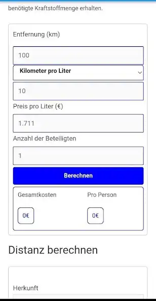Play spritkostenrechner as an online game spritkostenrechner with UptoPlay
