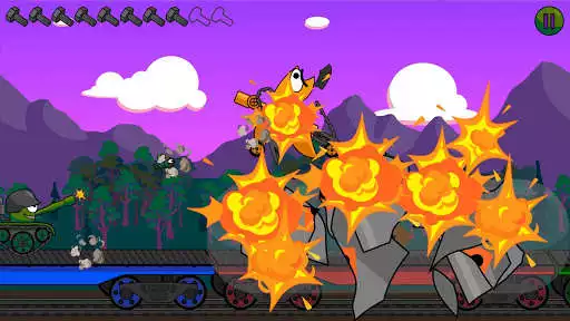 Play Spunky Tanks as an online game Spunky Tanks with UptoPlay