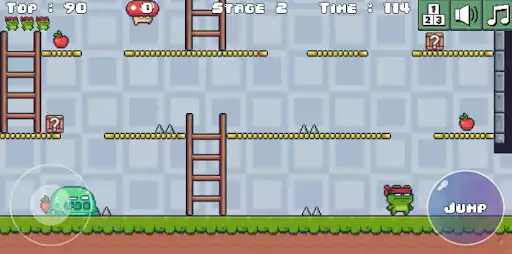 Play Spy Frog - simple 2D action plat-former game as an online game Spy Frog - simple 2D action plat-former game with UptoPlay