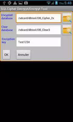 Play SQLCipher  Decrypt/Encrypt