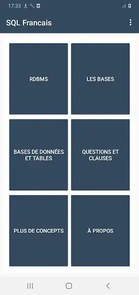 Play SQL French Tutorial  and enjoy SQL French Tutorial with UptoPlay