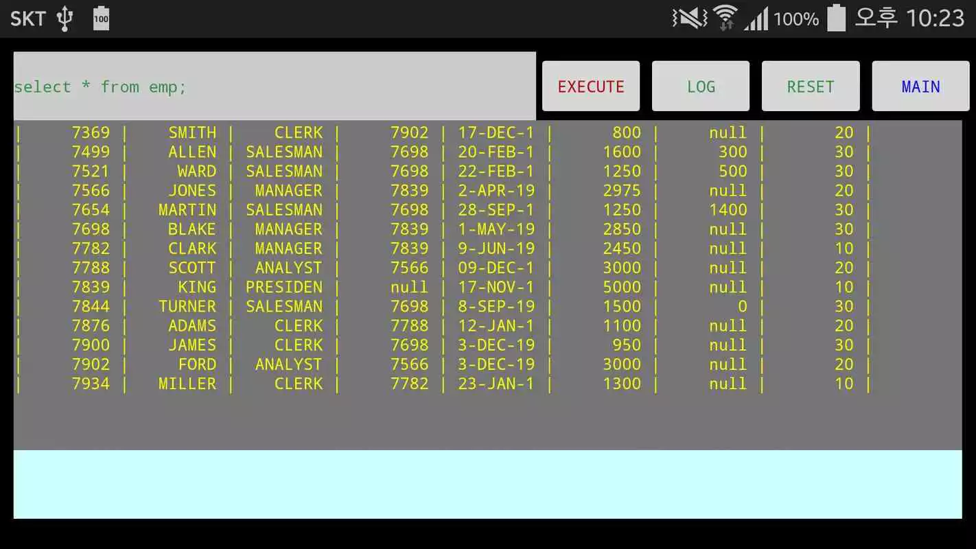 Play SQLite Calculator-DBQueryStudy