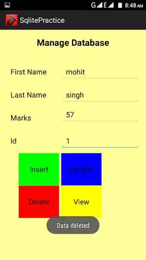 Play Sqlite Database as an online game Sqlite Database with UptoPlay