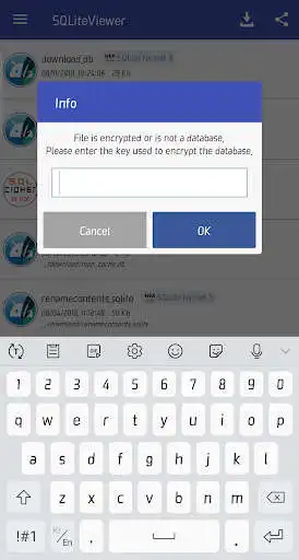 Play SqliteViewer - SQLite cipher, syntax, keyboard