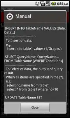 Play SQL mini