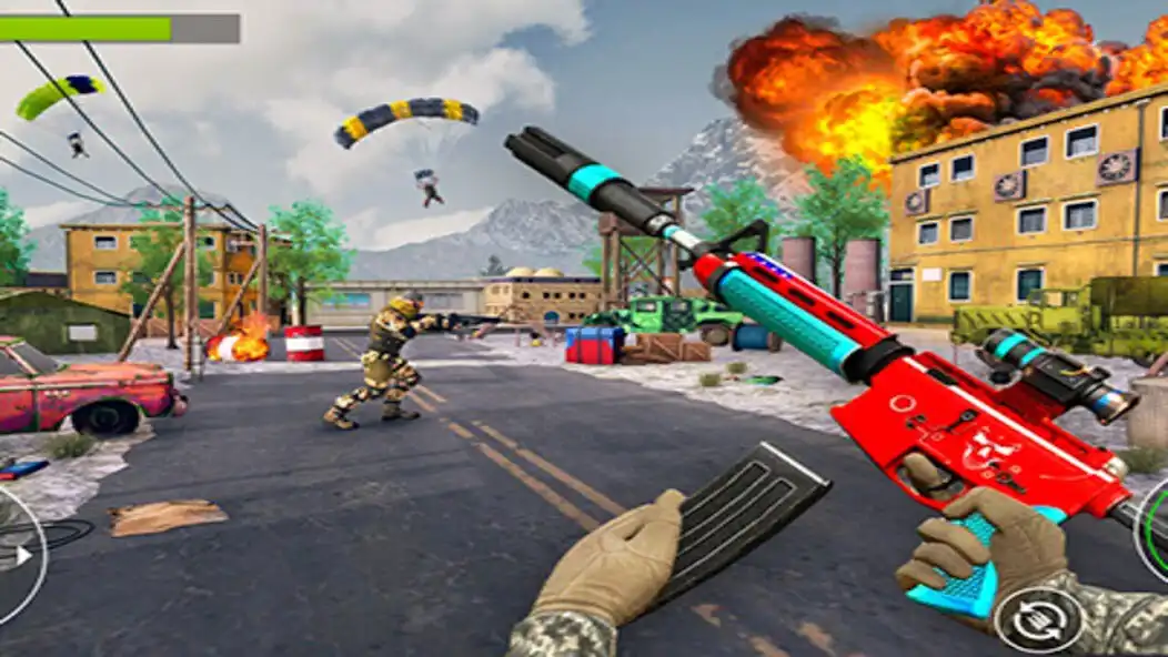 Play Squad Free Fire 3D Battle Game as an online game Squad Free Fire 3D Battle Game with UptoPlay