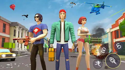 Play Squad game: Fun shooting games as an online game Squad game: Fun shooting games with UptoPlay