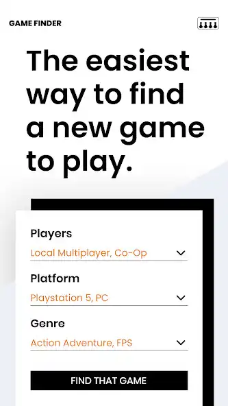 Play Squad! - Video Game Finder  and enjoy Squad! - Video Game Finder with UptoPlay