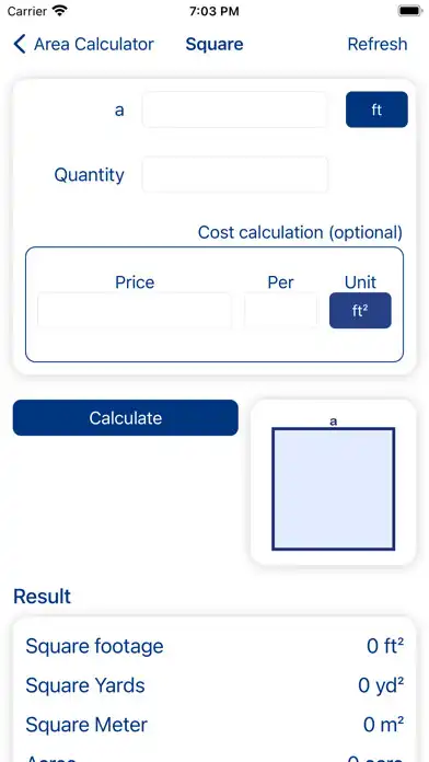 Play Square Footage Calculator as an online game Square Footage Calculator with UptoPlay