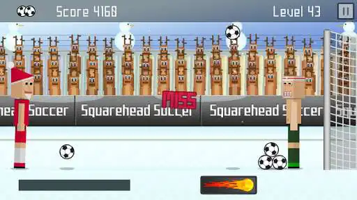 Play Squarehead Soccer as an online game Squarehead Soccer with UptoPlay