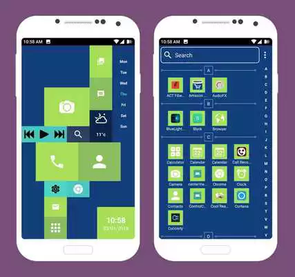 Play Square Home Launcher 2018 - Theme Launcher Free