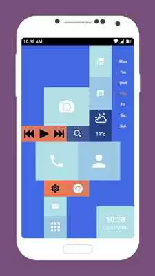 Play Square Home Launcher 2018 - Theme Launcher Free