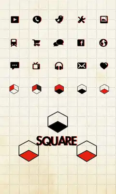 Play Square icon Theme
