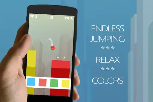 Play Square Jump City - Endless run  and enjoy Square Jump City - Endless run with UptoPlay