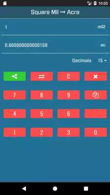 Play Square Mil to Acre Converter