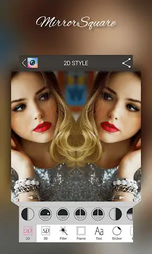 Play Square Mirror Photo  and enjoy Square Mirror Photo with UptoPlay