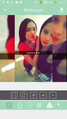 Play Square Size SnapChat Desfoques