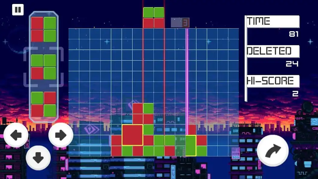 Play Squares  Music Puzzle Tribute to Lumines as an online game Squares  Music Puzzle Tribute to Lumines with UptoPlay