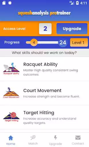 Play Squash Analysis - ProTrainer - Levels 1 to 10  and enjoy Squash Analysis - ProTrainer - Levels 1 to 10 with UptoPlay