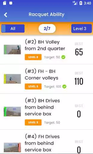 Play Squash Analysis - ProTrainer - Levels 1 to 10 as an online game Squash Analysis - ProTrainer - Levels 1 to 10 with UptoPlay