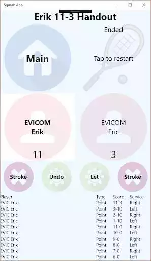 Play Squash Score App and enjoy Squash Score App with UptoPlay Play Squash Score App and enjoy Squash Score App with UptoPlay