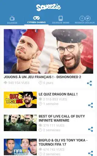 Play Squeezie as an online game Squeezie with UptoPlay