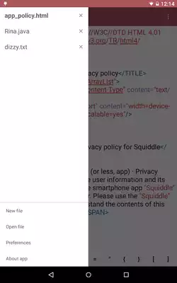 Play Squiddle - notepad