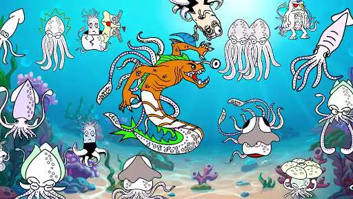 Play Squid Evolution Game: Idle and Merge  and enjoy Squid Evolution Game: Idle and Merge with UptoPlay