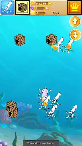 Play Squid Evolution Game: Idle and Merge as an online game Squid Evolution Game: Idle and Merge with UptoPlay