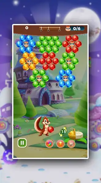 Play Squirrel Bubble Shooter as an online game Squirrel Bubble Shooter with UptoPlay