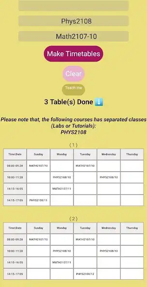 Play SQU Timetables Maker as an online game SQU Timetables Maker with UptoPlay