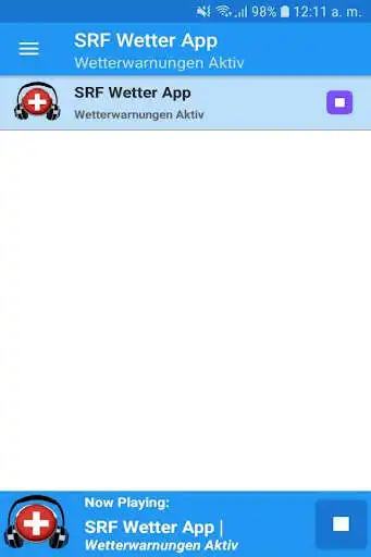 Play SRF Wetter App Radio CH Free Online  and enjoy SRF Wetter App Radio CH Free Online with UptoPlay