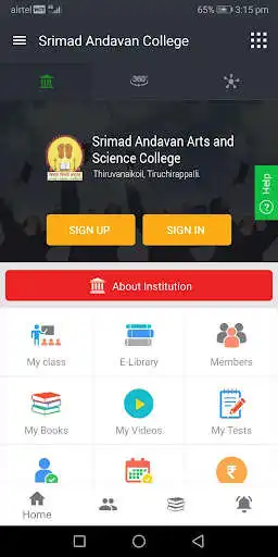 Play Srimad Andavan College as an online game Srimad Andavan College with UptoPlay